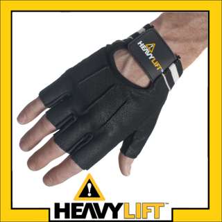 Premium Leather Pinpoint Vented Gloves weight lifting L  