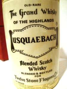 USQUAEBACH Scotch Whisky   Old Ceramic Decanter  
