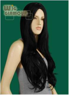 Long Black Hair Wigs KM01  