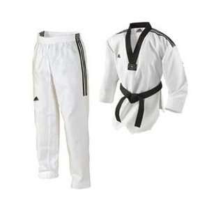 Adidas Tae Kwon Do Grandmaster Uniform with Stripes   Size 8  