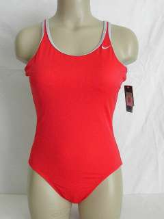Nike Swim Womens One Piece Core Back Tank Bathing Suit