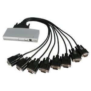  StarTech 4 Port USB to RS232 Serial Adapter Hub Electronics
