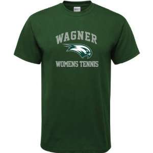 Wagner Seahawks Forest Green Womens Tennis Arch T Shirt  