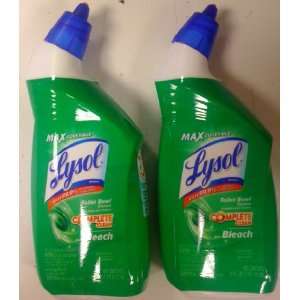  Lysol Disinfectant Toilet Bowl Cleaner with Bleach (2 Pack 