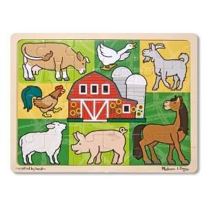  Patchwork Farm Animal Jigsaw 24pc Toys & Games