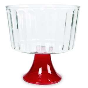  Indiana Glass Ruby Trifle Bowl