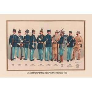  Vintage Art Uniforms (10 Infantry Figures), 1899   02525 5 