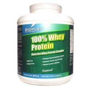  Bioplex Nutrition 100% Whey Protein Natural 5 lbs. Health 