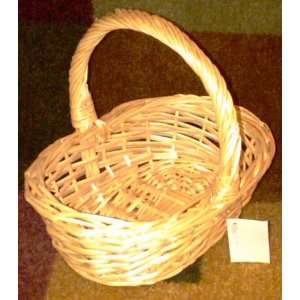 Wicker Basket with Handle 5x10